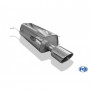Silent stainless steel rear 1x129x106mm type 32 for FORD FIESTA MK7 ST