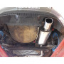 Silent stainless steel rear 1x129x106mm type 32 for FORD FIESTA MK7 ST
