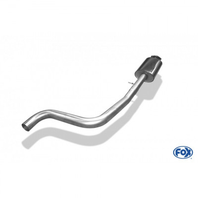 Silent stainless steel front for FORD FIESTA MK7 ST