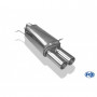 Silent stainless steel rear 2x90mm type 12 for FORD FIESTA MK7 ST200