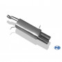 Silent stainless steel rear 2x90mm type 12 for FORD FIESTA MK7 ST200