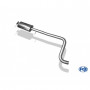 Silent stainless steel front for FORD FIESTA MK7 ST200