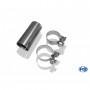 Silent stainless steel front for FORD FIESTA MK7 ST200