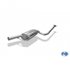 Silent stainless steel front for FORD FOCUS MK1 TYPE DAW/DBW/DFW/DNW