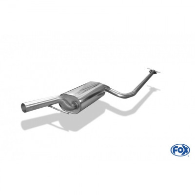 Silencieux avant inox pour FORD FOCUS MK1 TYPE DAW/DBW/DFW/DNW