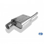 Silent stainless steel rear 1x90mm type 13 for FORD FOCUS MK1 TYPE DFW