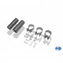 Silent stainless steel rear 1x106x71mm type 32 for FORD FOCUS MK2 (HAYON)