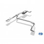Silencieux arrière duplex inox 1x106x71mm type 33 pour FORD FOCUS MK2 FACELIFT (HAYON)