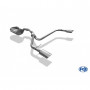 Silencieux arrière duplex inox 1x106x71mm type 33 pour FORD FOCUS MK2 FACELIFT (HAYON)