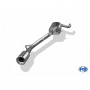 Silent stainless steel rear 1x90mm type 13 for FORD FOCUS MK2 FACELIFT (HAYON)