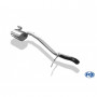 Silent stainless steel rear (black tip) 1x55mm type 26 for FORD FOCUS MK2 FACELIFT (SW)
