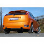 Silent rear duplex stainless steel 1x100mm type 17 for FORD FOCUS ST MK2