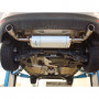 Silent rear duplex stainless steel 1x90mm type 16 for FORD FOCUS MK3 (HAYON)