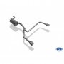 Silent rear duplex stainless steel 1x106x71mm type 32 for FORD FOCUS MK3 (HAYON)