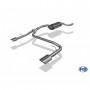 Silent rear duplex stainless steel 1x106x71mm type 32 for FORD FOCUS MK3 (HAYON)