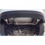 Silent rear duplex stainless steel 1x106x71mm type 32 for FORD FOCUS MK3 (HAYON)