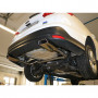 Silent rear duplex stainless steel 1x145x65mm type 59 for FORD FOCUS MK3 (BREAK/SW)