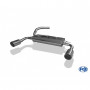 Silent rear duplex stainless steel 1x100mm type 16 for FORD FOCUS MK3 (BREAK/SW)