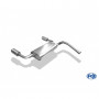 Silent rear duplex stainless steel 1x100mm type 25 for FORD FOCUS MK3 (BREAK/SW)