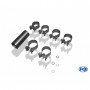 Silent rear duplex stainless steel 1x100mm type 25 for FORD FOCUS MK3 (BREAK/SW)