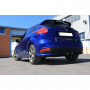 Silent rear stainless steel 2x100mm type 25 for FORD FOCUS ST MK3 (HAYON)