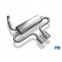 Silencieux arrière sortie central inox 2x115x85mm type 32 pour FORD FOCUS ST MK3 (BREAK/SW)