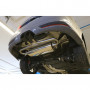 Silent rear rear stainless steel 2x1115x85mm type 32 for FORD FOCUS ST MK3 (BREAK/SW)