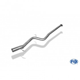 Stainless front silencer removal tube for FORD FOCUS ST MK3 (BREAK/SW)