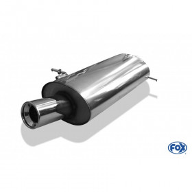 Silencieux arrière inox 1x90mm type 13 pour FORD GALAXY TYPE WGR