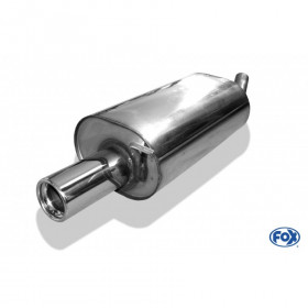 Silent stainless steel rear 1x90mm type 13 for FORD KA