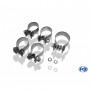 Silencieux arrière duplex inox 1x100mm type 17 pour FORD KUGA MK2 4x4