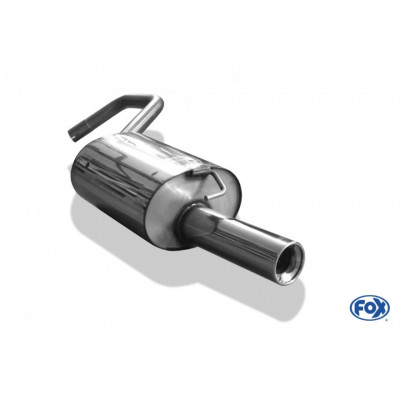 Silencieux arrière inox 1x90mm type 13 pour FORD MONDEO MK2 TYPE BNP