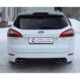 Silent rear duplex stainless steel 2x106x71mm type 33 for FORD MONDEO MK4 (BREAK/SW)