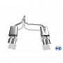 Silencieux arrière duplex inox 2x106x71mm type 33 pour FORD MONDEO MK4 (BREAK/SW)