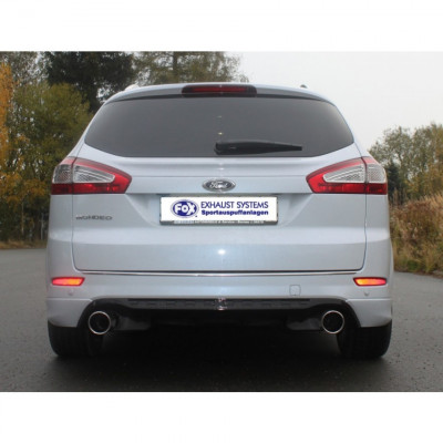 Kit échappement Complet FERROZ Pour Ford Mondeo IV (02/2007-01/2015) 1.8/2.0 TDCI – Tuyau + Pot Central + Pot Arrière + Kit Montage