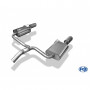 Silencieux arrière duplex inox 1x100mm type 16 pour FORD MONDEO MK4 (BREAK/SW)