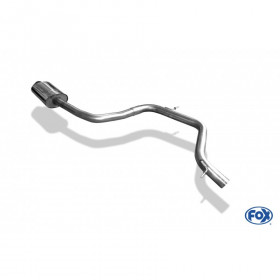 Silencieux avant inox pour FORD MONDEO MK4 (BREAK/SW)