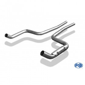 Stainless rear catalyst/silent connection tube for FORD MUSTANG MK5 GT CUP