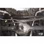 Tube de connexion catalyseur/silencieux arrière inox pour FORD MUSTANG MK5 GT COUPE