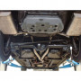Silent rear duplex stainless steel 1x100mm type 25 tube Y for FORD MUSTANG MK5 CUP