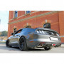 Silent rear duplex stainless steel 1x100mm type 25 for FORD MUSTANG MK6 COUPE/CABRIOLET