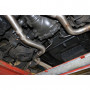 Silent rear duplex stainless steel 1x100mm type 25 for FORD MUSTANG MK6 COUPE/CABRIOLET