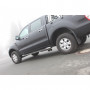 Silencieux arrière duplex sport 100% inox 2x90mm type 16 (sidepipe) pour FORD RANGER DOUBLE CABINE (2011-08/2016)