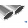 Silencieux arrière duplex inox 2x90mm type 16 (sidepipe) pour FORD RANGER MK6