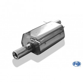 Silencieux arrière inox 1x80mm type 13 pour FORD STREET KA