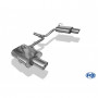 Silencieux arrière duplex inox 1x100mm type 17 pour HONDA ACCORD VII TYPE CL7