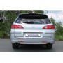Silencieux arrière duplex inox 1x100mm type 16 pour HONDA ACCORD VII TOURER TYPE CM1