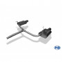 Silencieux arrière duplex inox 1x100mm type 12 pour HONDA ACCORD VIII BERLINE/TOURER TYPE CU1