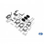 Silencieux arrière duplex inox 1x100mm type 12 pour HONDA ACCORD VIII BERLINE/TOURER TYPE CU1