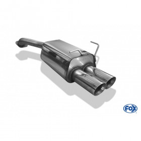 Silencieux arrière inox 2x90mm type 25 pour HONDA CR-V VI